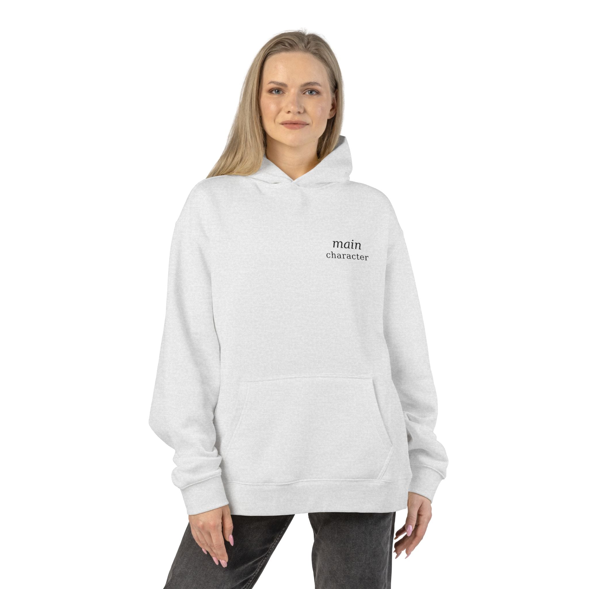 Minimal Embroidered Relaxed Hoodie — Cozy Everyday Pullover