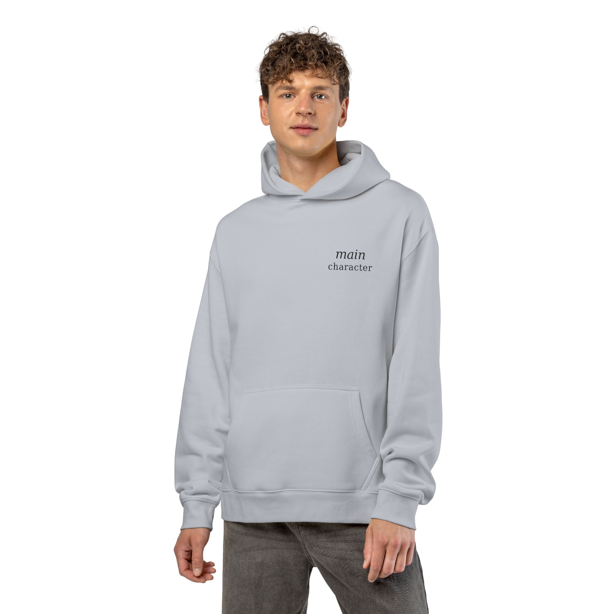 Minimal Embroidered Relaxed Hoodie — Cozy Everyday Pullover